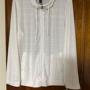 RBX new with tags White Hooded Zip-Up Jacket